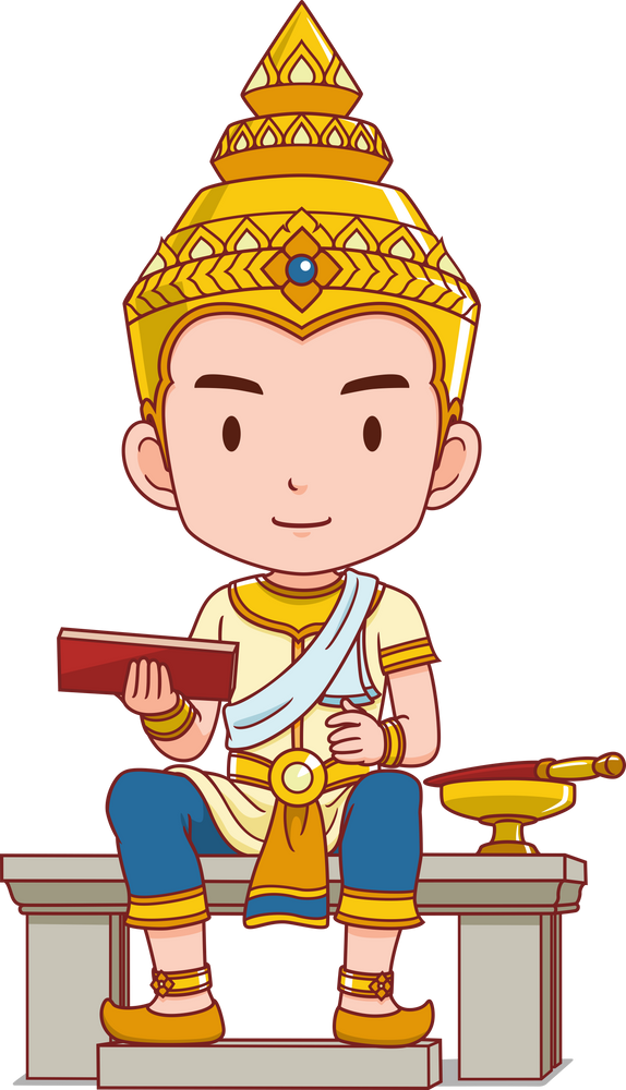 King Ram Kamhaeng Cartoon